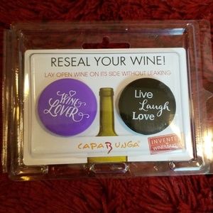 Capabunga resealing wine tops